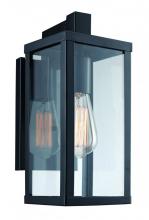 Trans Globe 40750 BK - 1LT WALL LANTERN-DOWN-SML-BK